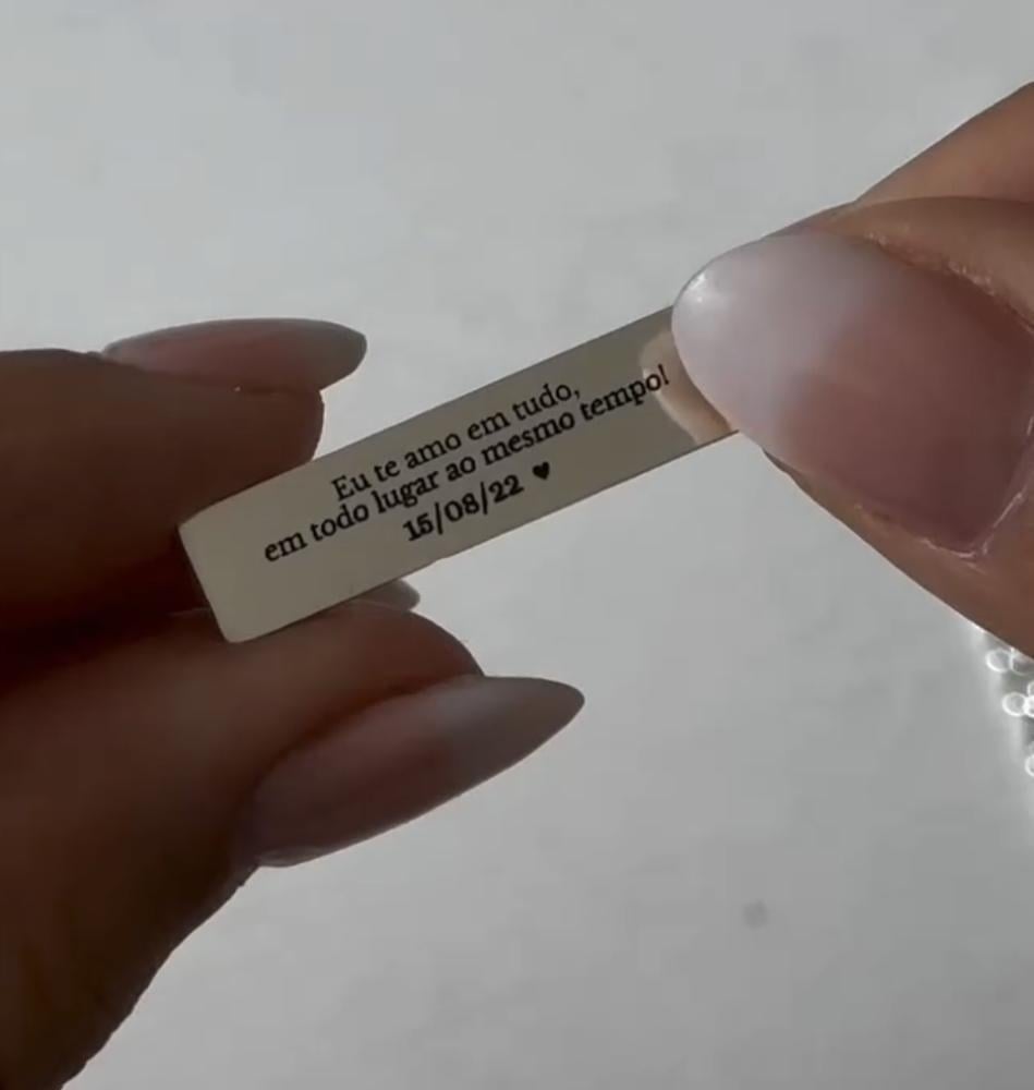 سلسال بحفر صورة العين وكتابة عبارات على الطلب – سلسلة شخصية للإهداء والمناسبات