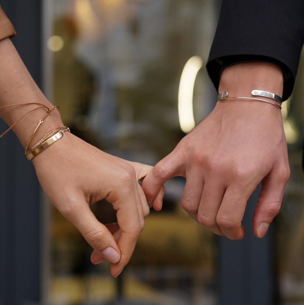 أساور كبلز للمتزوجين بتصميم فاخر – سوار زوج وزوجة راقي، أساور الحب للإهداء والمناسبات