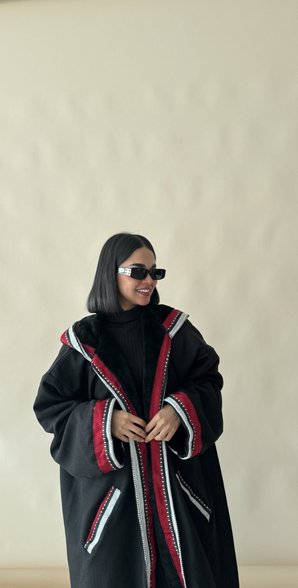 فروة نسائية سدو أسود