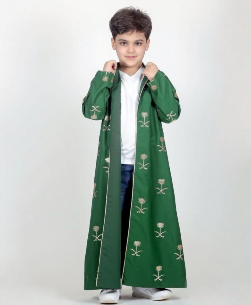 دقلة اليوم الوطني للأطفال – زي تراثي مريح ومتكامل للاحتفالات الوطنية